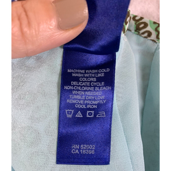 JH Collectible Women Midi Skirt Sz 14 Teal Fairy Feminine Romantic Artsy Chiffon - Picture 10 of 12